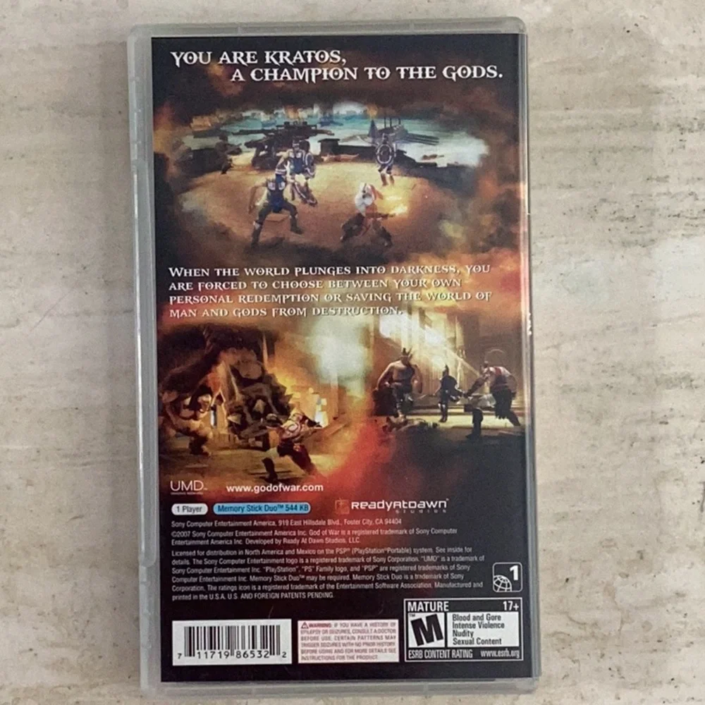 God Of War Chains Of Olympus PSP Game Sony PlayStation UMD CIB